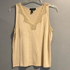 Lauren Ralph Lauren, lace tank, camisole